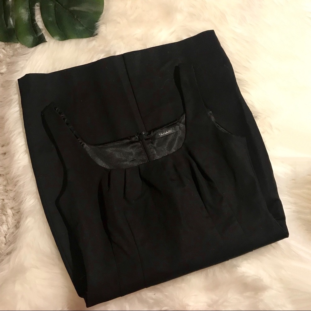 Elie Tahari Black Pleated Dress H21 - Picture 3 of 5